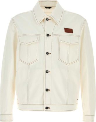 Fendi White denim jacket