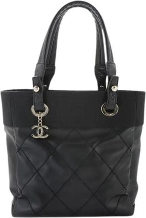 Chanel Borsa Tote Pre-owned Paris Biarritz - - Pre-owned - Donna - Nero - ONE SIZE