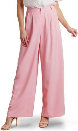 Flying Tomato Wide Leg Pants in Light Pink at Nordstrom Rack, Size Medium