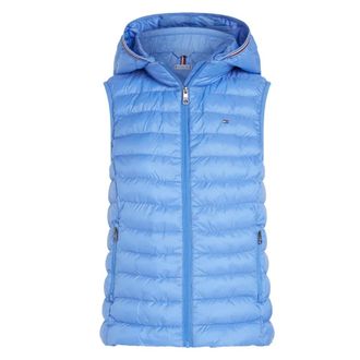Tommy Hilfiger Vests, female, Blue, Size: 2XS Clear Blue Jackets for Men