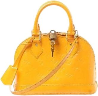 Louis Vuitton Pre-owned Mini Bags, female, Yellow, Size: ONE SIZE Pre-owned Alma BB