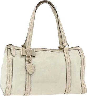 Gucci Pre-owned Handbags, female, Beige, Size: ONE SIZE Pre-owned Vintage Hand Bag