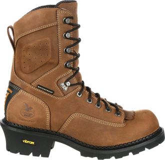 Georgia Boot Comfort Core Logger Work Boot in Brown at Nordstrom, Size 10.5