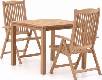 Sunyard Furniture Sunyard Veronica/Liverpool 90cm dining tuinset 3-delig verstelbaar