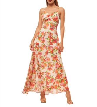 Misa Negine Dress In Palmarei Blooms Mix