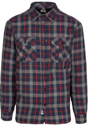 Trespass Rapeseed Check Shirt in Navy Check at Nordstrom, Size Xx-Small