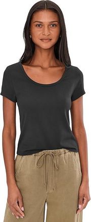 Columbia Pinetown Canyon Rib Short Sleeve T-Shirts Womens Clothing Black : 2XL, Elastane/Nylon