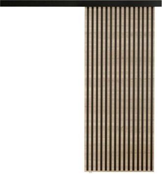 Mirjan24 Mobilier1 - Puerta Corredera Dover 202, Roble Sonoma + Negro