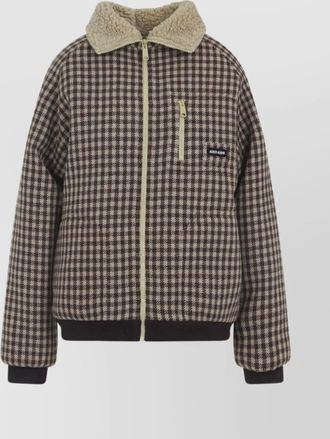 Miu Miu checked wool jacket
