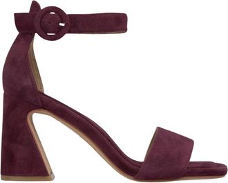 Alma En Pena Sandaal met Hak en Armband - Dames - Sandalen met hakken - Rood - 42 EU - Schoenen