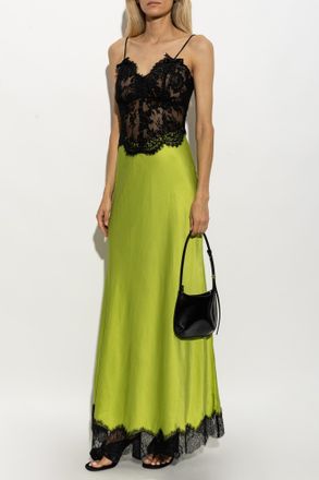 Self Portrait Lace Dress, Womens, Green
