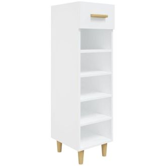 vidaXL Shoe Cabinet White 30x35x105 cm Engineered Wood Vidaxl