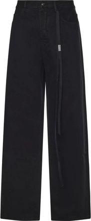 Ann Demeulemeester Wide Trousers - male - Ann Demeulemeester - Wide Trousers - Black - L - Trousers