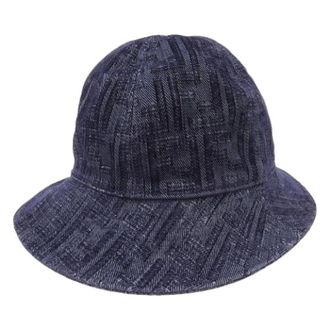 Fendi Pre-owned Cappello Fxq982 - - Pre-owned - Donna - Blu - ONE SIZE