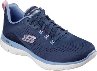 Skechers Arch Fit Summits Womens Navy/Light Blue Trainers - Size UK 6