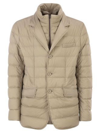 Herno op maat gemaakt jack van nylon microvezel