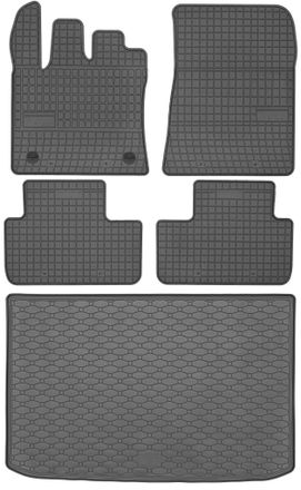 OEM Renault Captur Ii Suv A Partir De Enero De 2020 Set - Alfombrillas De Goma Para Coche + Alfombrilla Para Maletero