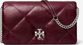 Tory Burch Gesteppte Schultertasche aus Leder Kira Diamond