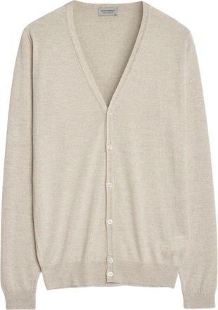 John Smedley Hombre, Jerseys, Gris, Talla: XL