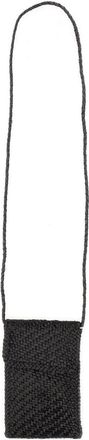 Dragon Diffusion Rectangular Braided Leather Crossbody Bag