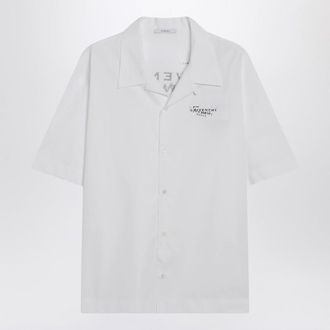 Givenchy Poplin Shirt With Logo Print