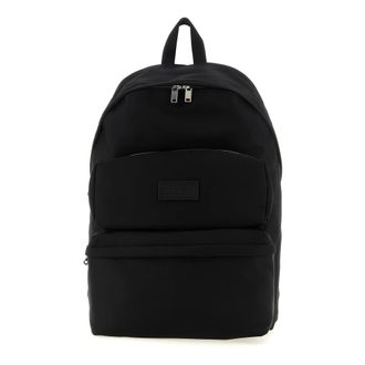 Maison Margiela Backpacks, female, Black, Size: ONE SIZE Nylon Three Pockets Backpack