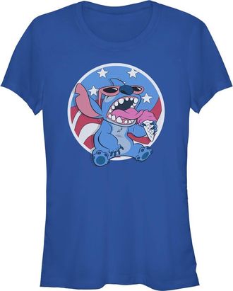 Lilo & Stitch Juniors Lilo & Stitch American Ice Cream T Shirt in Royal Blue at Nordstrom, Size Xx-Large