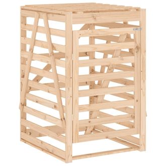 vidaXL Vidaxl - Cobertizo Para Cubos De Basura Madera Maciza Pino 84x90x128,5cm