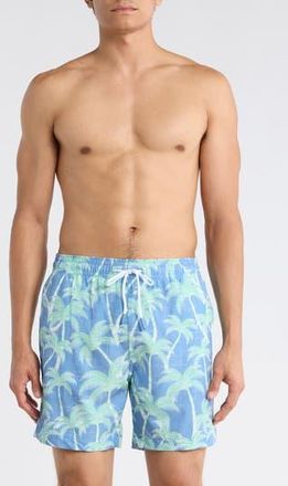 Trunks Surf & Swim Co. Sano 6.5-Inch Swim Shorts in Blue Stone at Nordstrom Rack, Size X-Large
