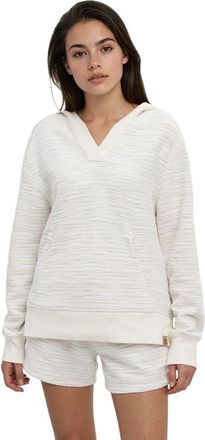 tentree Shore Hoodie in Cotton White Flash Stripe at Nordstrom, Size X-Large