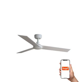 Netlighting Rudder Small 3 Blade Ceiling Fan White Smart