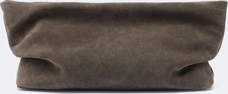 Aesther Ekme Nina Mini suede clutch