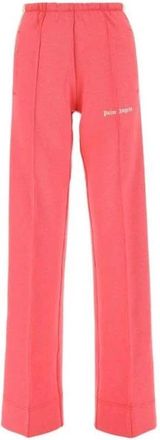 Palm Angels Roze Track Pants Stijlvol en Trendy - Dames - Wijde Broeken - Roze - S - Broeken