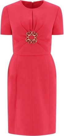 Elie Saab Abito a maniche corte - Rosso