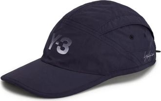 Yohji Yamamoto logo-detail cap hat - unisex - Polyamide - One Size - Blue