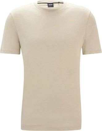 HUGO BOSS T-shirts - Heren - T-shirts - Beige - 2XL - Katoen - Tops