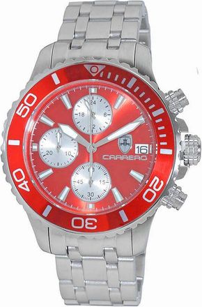 Torino Carrero Time Bold - Cx2 Chronograph Red Dial Mens Watch C1S3735RD