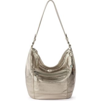 The Sak Sequoia Hobo Leather Bag in Pyrite at Nordstrom