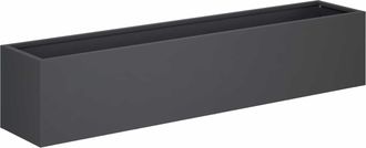 vidaXL Macetero De Jard&iacute;n Gris Antracita 100 X 20 X 20 Cm Vidaxl