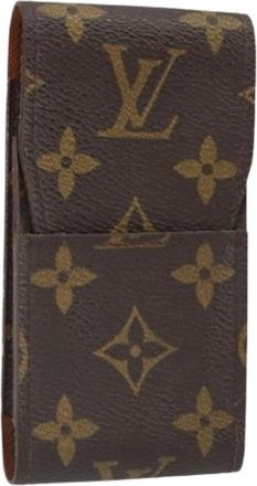 Louis Vuitton Pre-owned Accessories, female, Brown, Size: ONE SIZE Pre-owned Canvas Home-Office