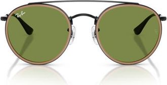 Ray-Ban 51mm Aviator Sunglasses in Black /Green at Nordstrom