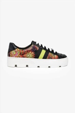 Johnny Was Womens Dowtown Jacquard Sneaker In Multi Color