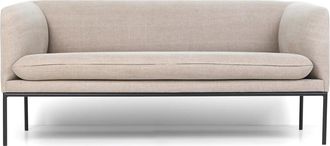 Ferm Living Turn Sofa, 2-Sitzer, Baumwolle / Leinen natur