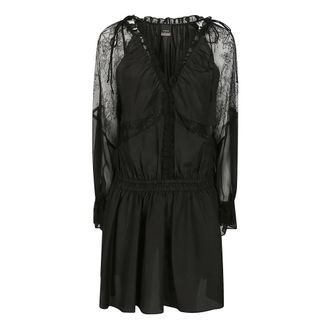 Pinko Aggie Mini Dress - female - PINKO - Short Dresses - Black - M - Dresses