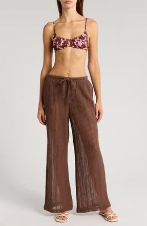 Billabong Beach City Wide Leg Cover-Up Pants in Kona at Nordstrom Rack, Size X-Small