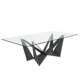 Angel Cerd&aacute; Mesa comedor rectangular cristal