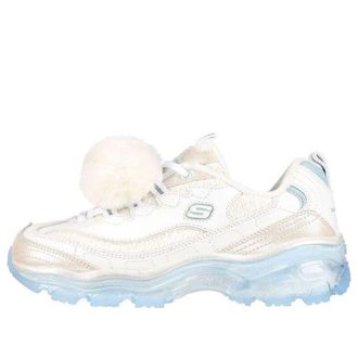Skechers (WMNS) Skechers DLites Crystal-Let It Snow White Light Blue 149258-WLB