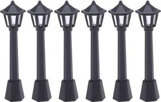 OEM Piezas De Mini Farolas Urbanas, Modelo Micro Seguro Para Casa De Mu&ntilde;ecas En Miniatura