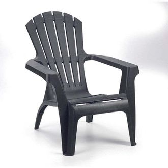Ozalide Ozalide - Silla De Jard&iacute;n De Polipropileno Antracita - 75x75x86 Cm