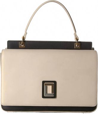 Luana Italy Womens Sofia Mini Satchel In Creme Brule